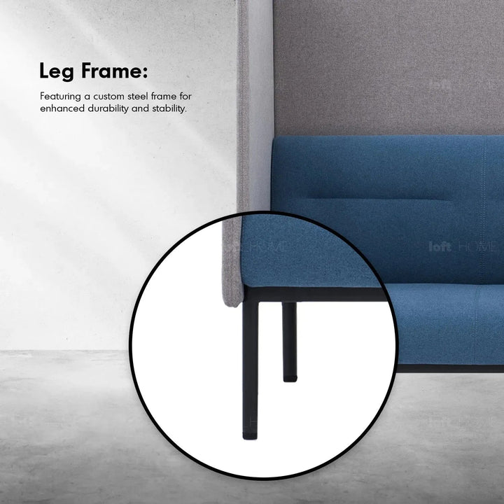 Minimalist Fabric Highback AV Conference 3 Seater Sofa SANTO