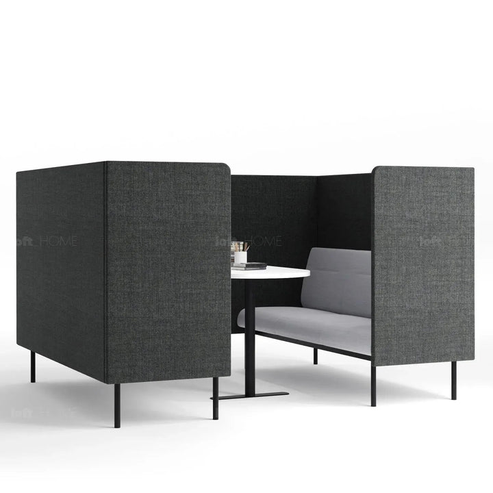 Minimalist Fabric Highback AV Conference 3 Seater Sofa SANTO