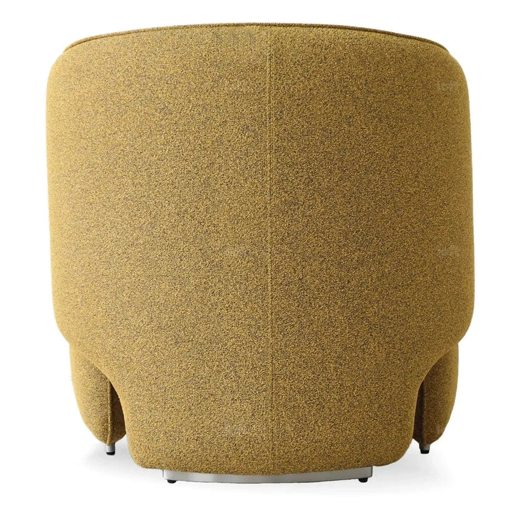 Minimalist Mixed Weave Fabric 1 Seater Sofa ELEPHANT