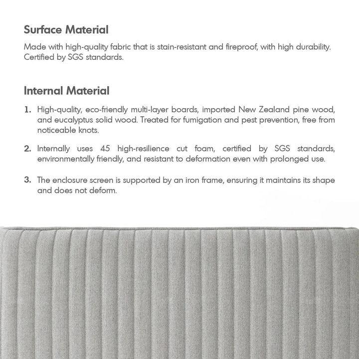 Modern Mixed Weave Fabric 1 Seater Sofa MULTI