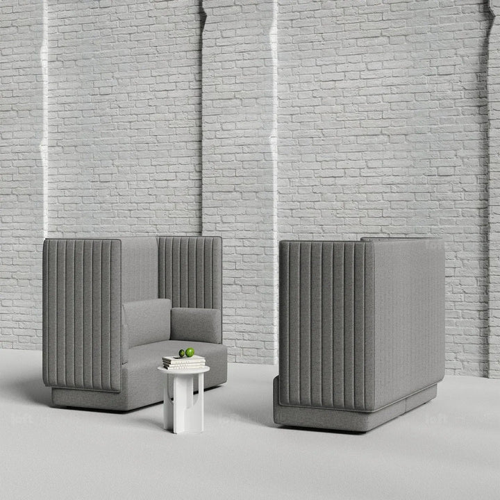 Modern Mixed Weave Fabric 2 Seater Sofa MULTI