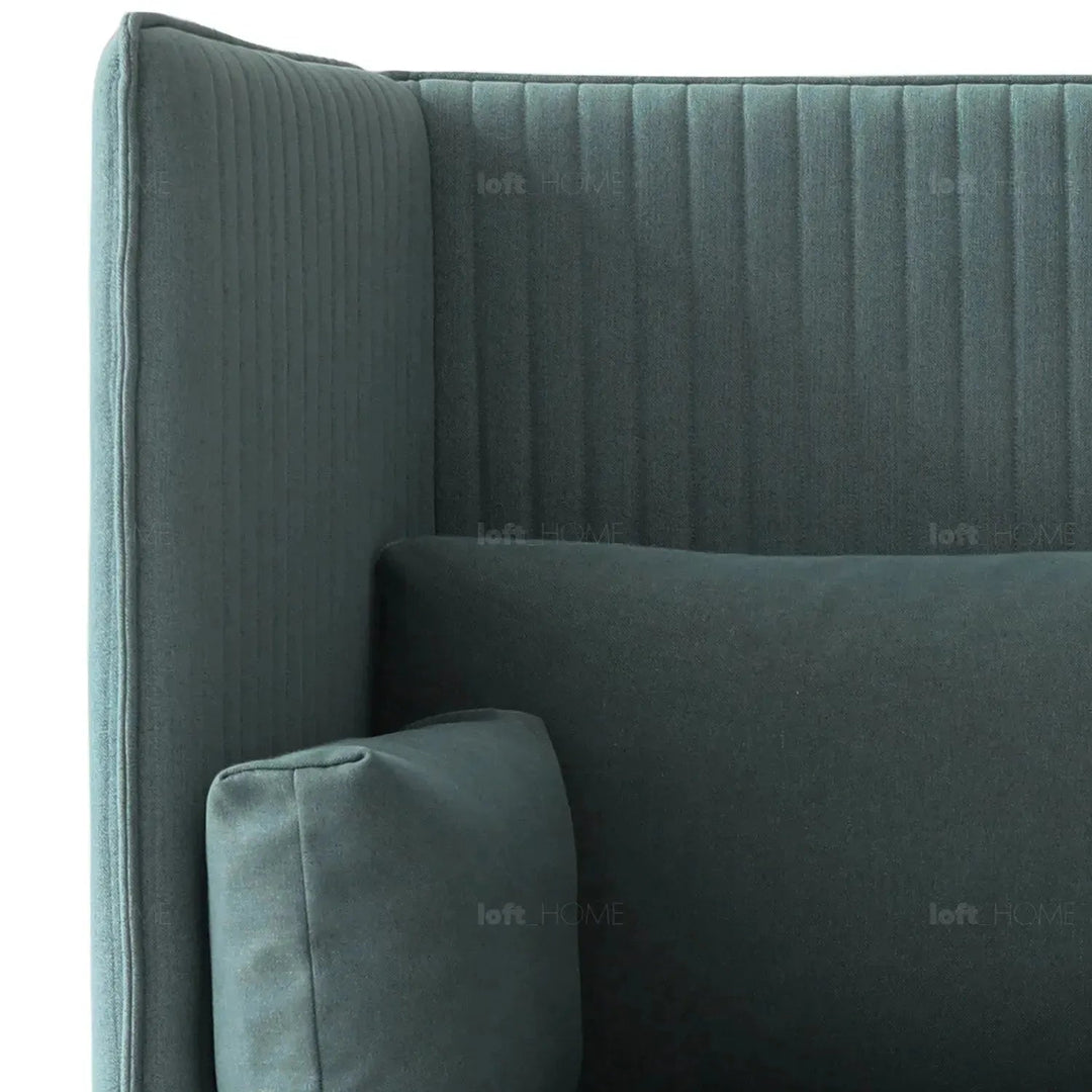 Modern mixed weave fabric 2 seater sofa multi detail 2.