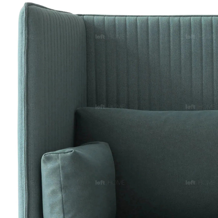 Modern mixed weave fabric 2 seater sofa multi detail 2.