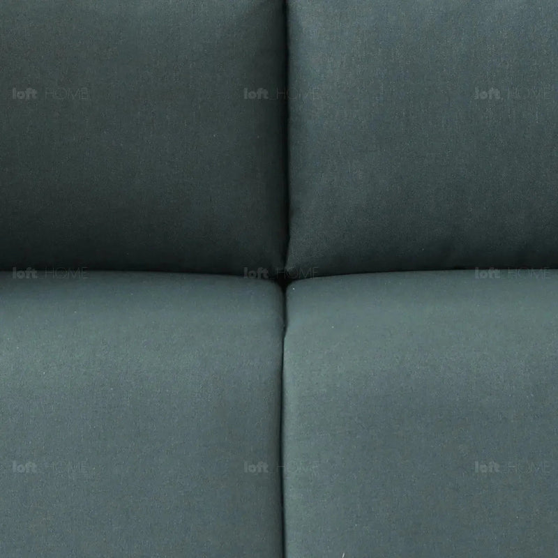 Modern mixed weave fabric 2 seater sofa multi detail 3.