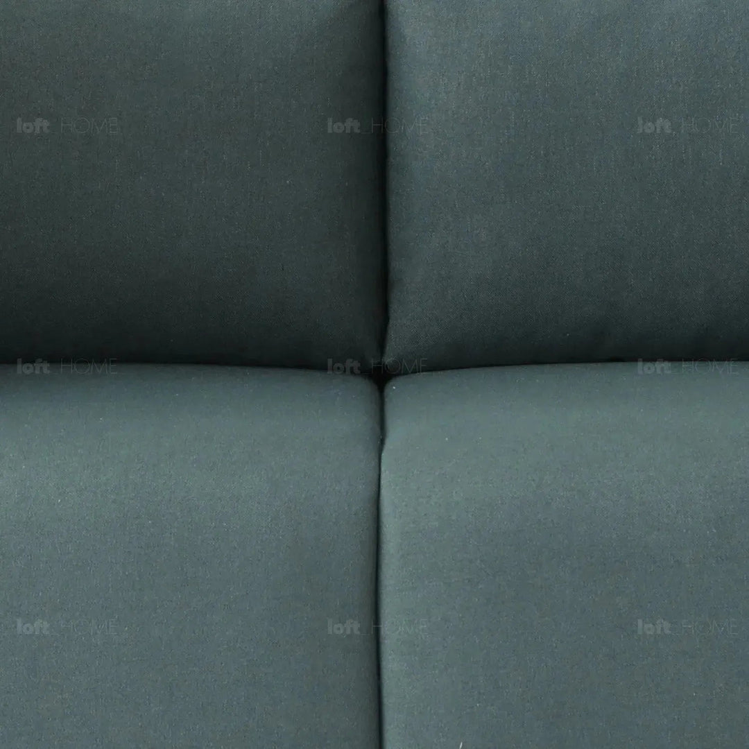 Modern mixed weave fabric 2 seater sofa multi detail 3.