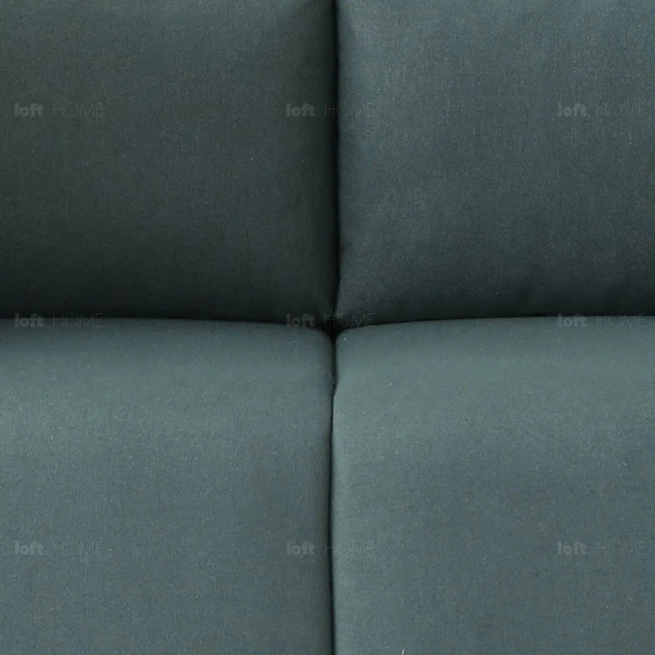 Modern mixed weave fabric 2 seater sofa multi detail 3.