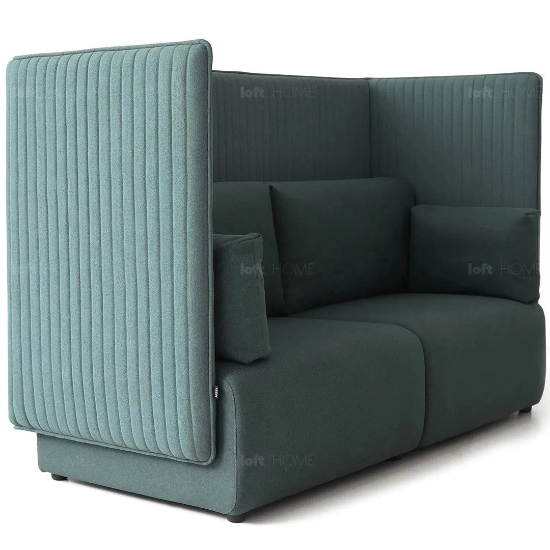 Modern mixed weave fabric 2 seater sofa multi detail 4.