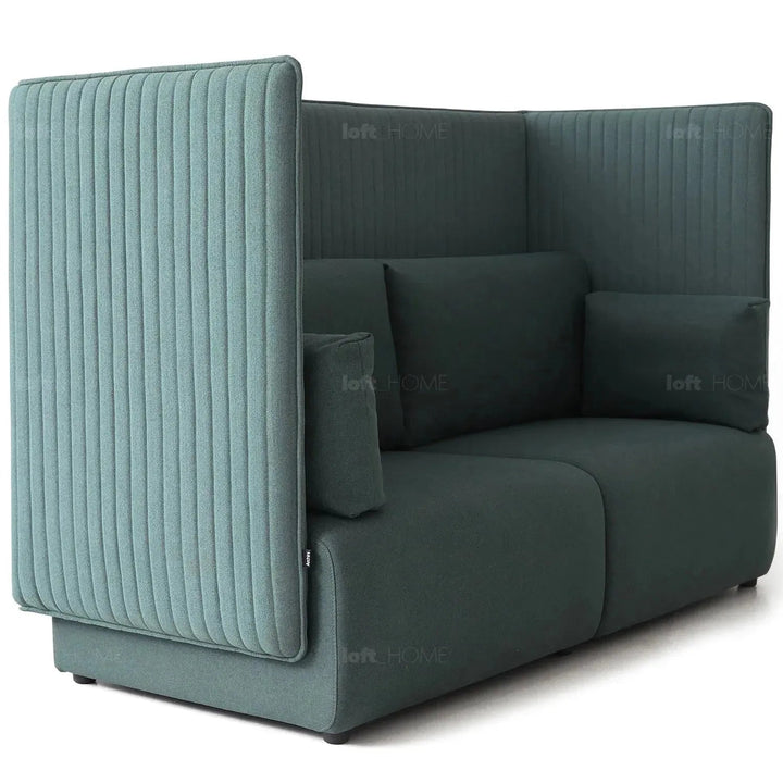 Modern mixed weave fabric 2 seater sofa multi detail 4.