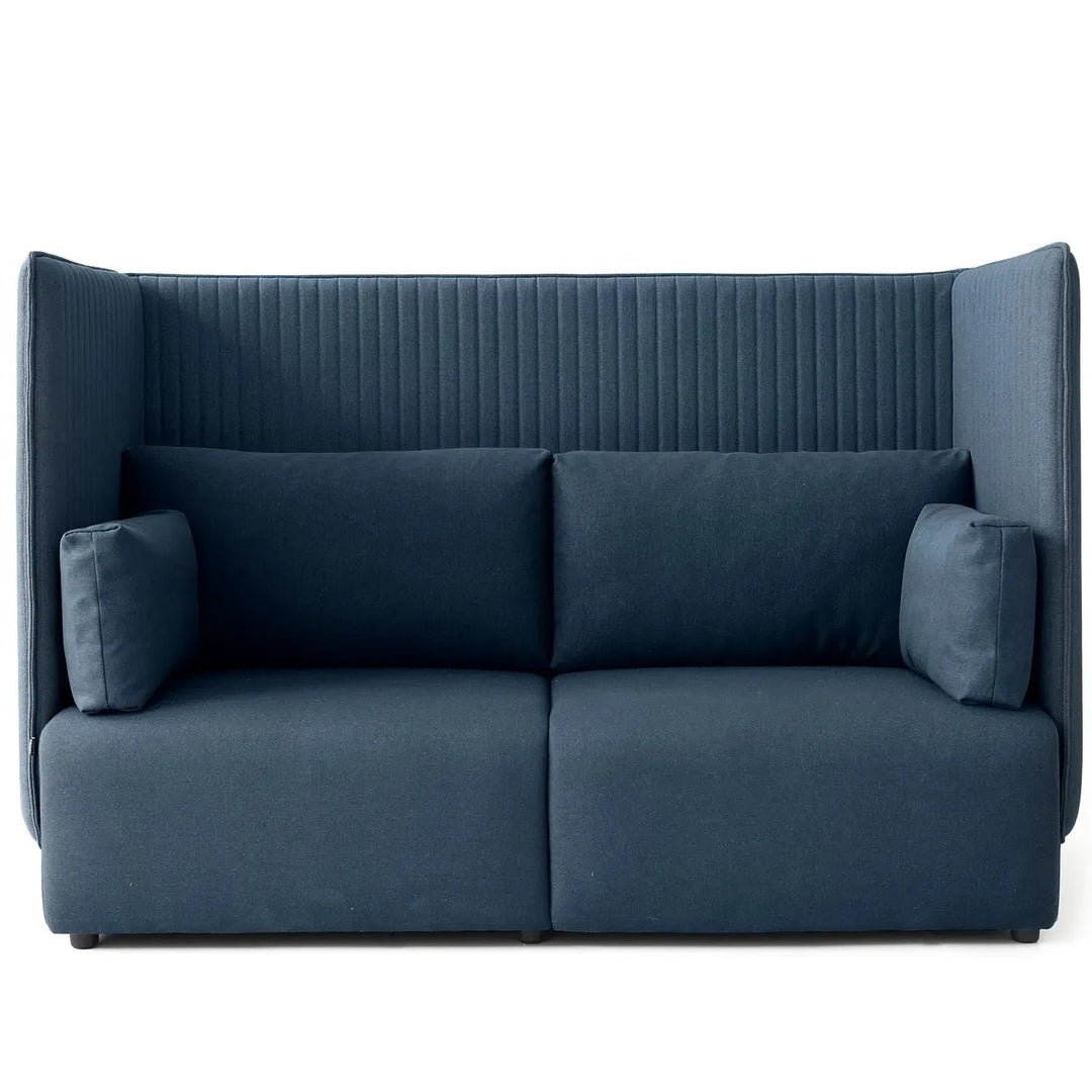 Modern mixed weave fabric 2 seater sofa multi detail 10.