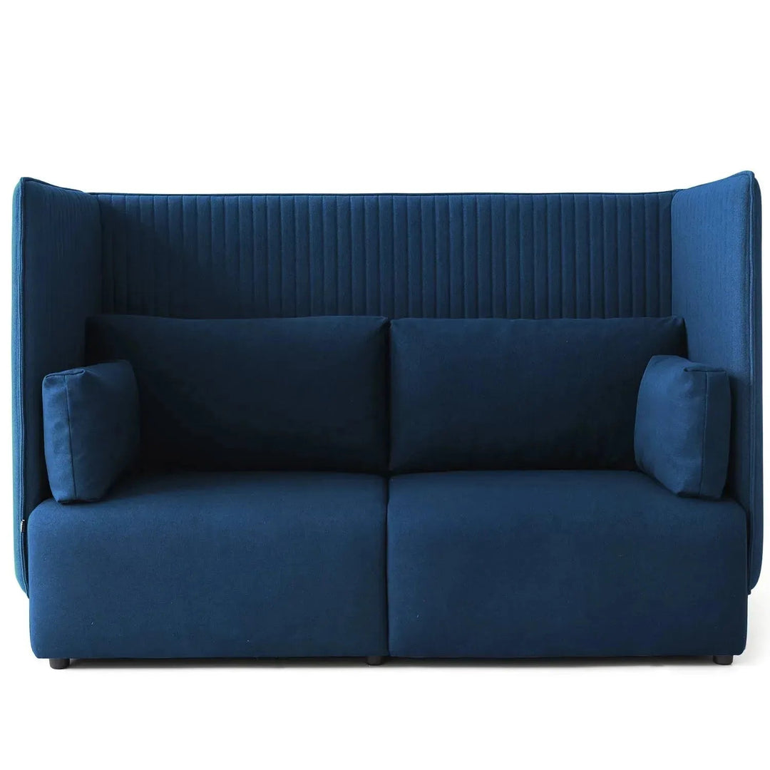 Modern mixed weave fabric 2 seater sofa multi detail 12.
