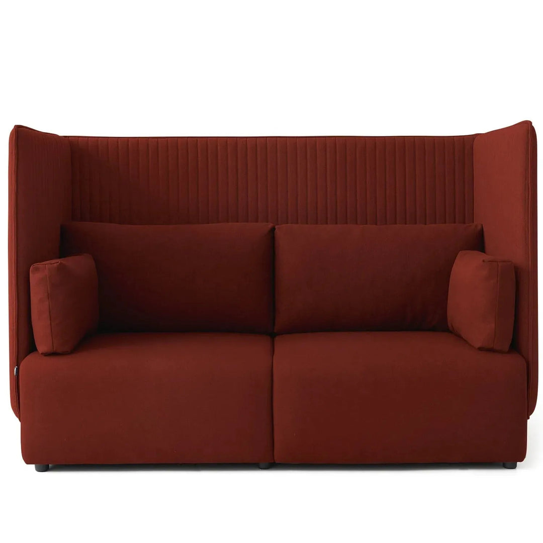 Modern mixed weave fabric 2 seater sofa multi detail 13.