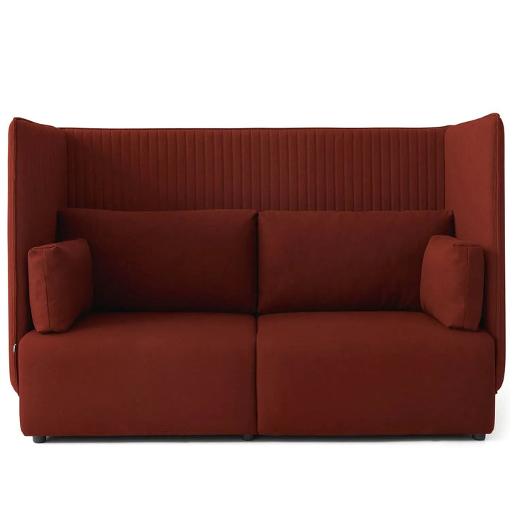 Modern mixed weave fabric 2 seater sofa multi detail 13.