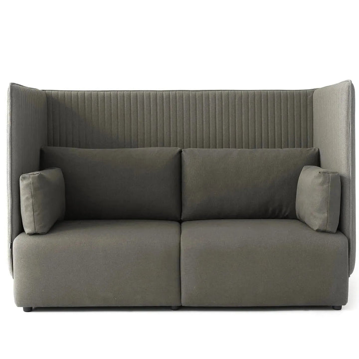 Modern mixed weave fabric 2 seater sofa multi detail 14.