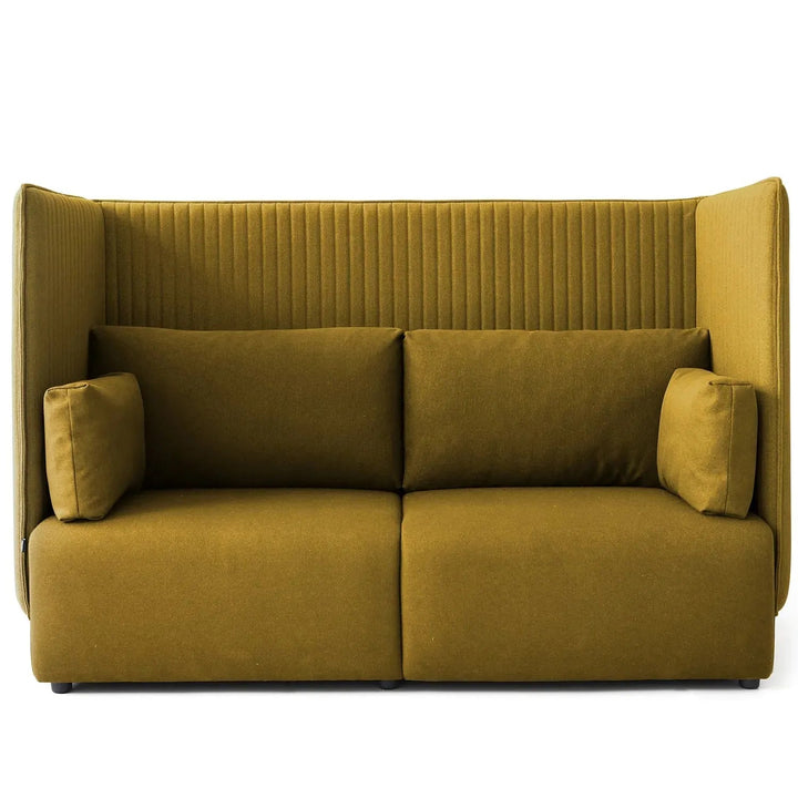 Modern mixed weave fabric 2 seater sofa multi detail 15.