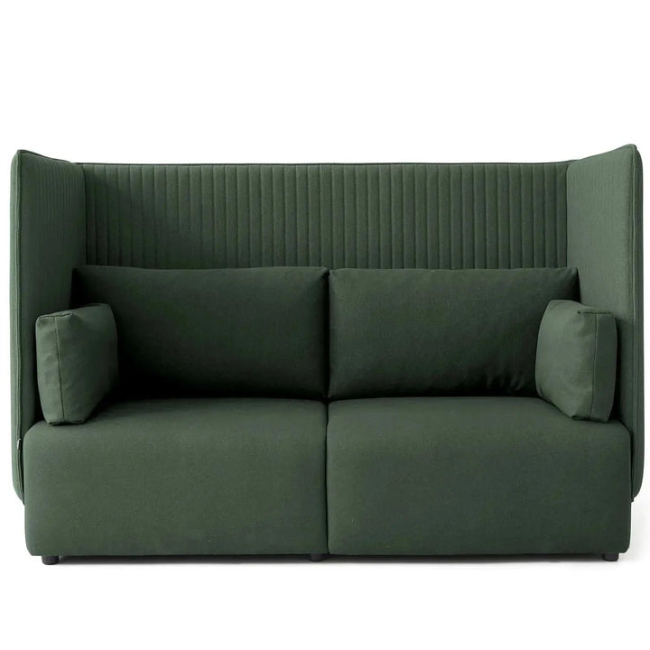 Modern mixed weave fabric 2 seater sofa multi detail 16.