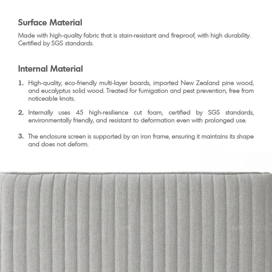 Modern Mixed Weave Fabric 2 Seater Sofa MULTI