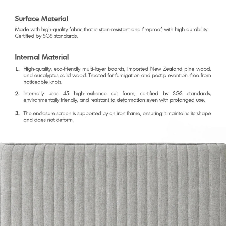 Modern Mixed Weave Fabric 2 Seater Sofa MULTI