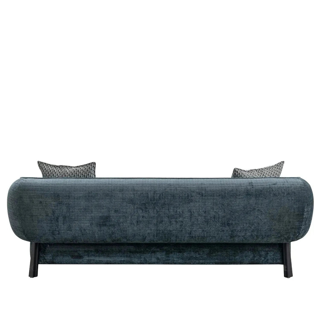 Modern mixed weave fabric 3 seater sofa nep material variants.