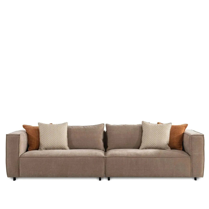 Minimalist Mixed Weave Fabric 4 Seater Sofa CYUS