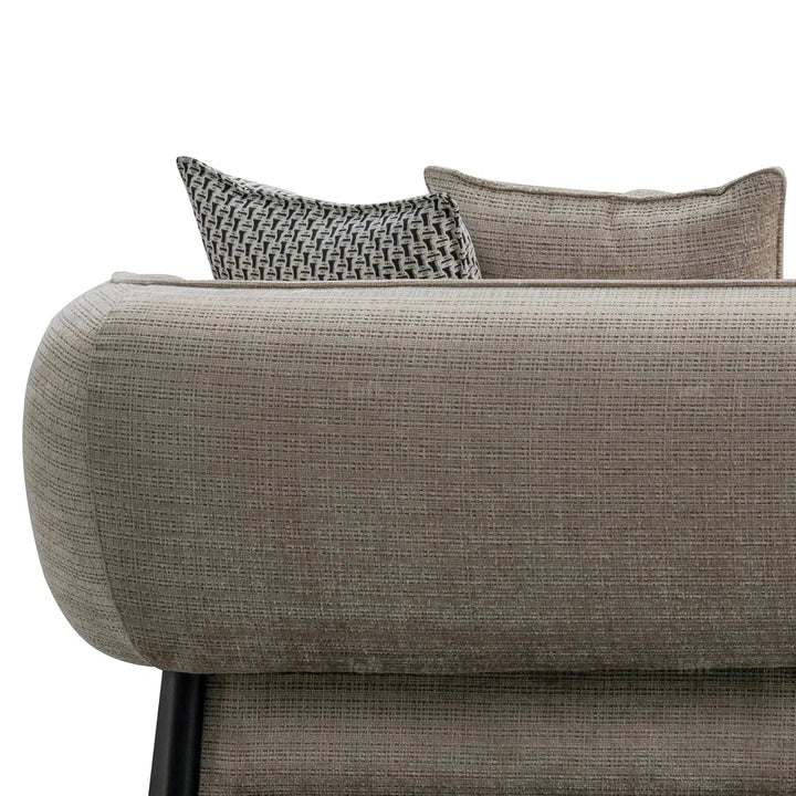 Modern Mixed Weave Fabric 4 Seater Sofa ENSE