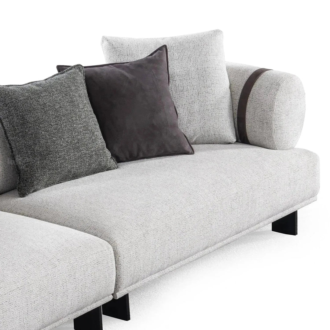 Modern Mixed Weave Fabric 4 Seater Sofa DIVAN