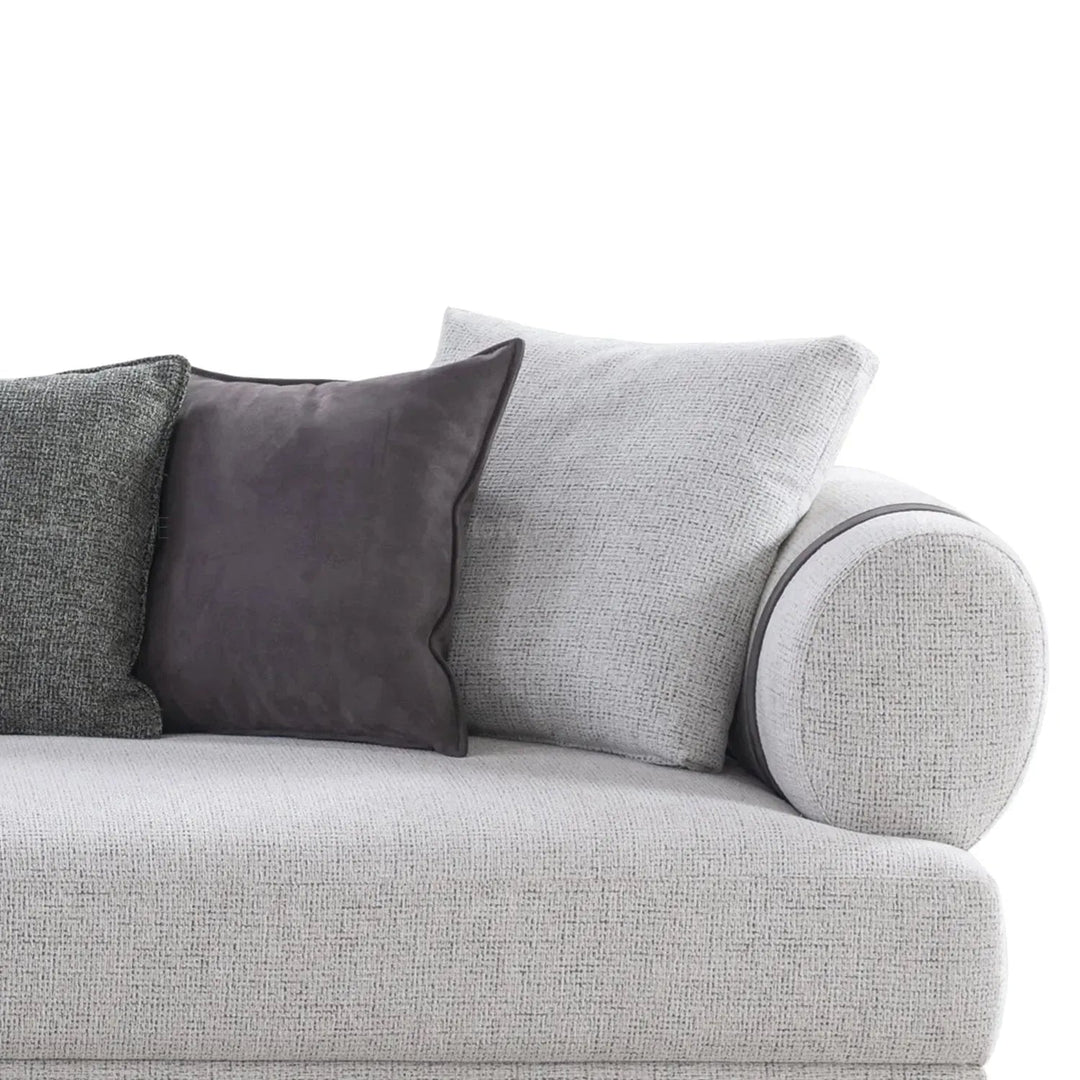 Modern Mixed Weave Fabric 4 Seater Sofa DIVAN