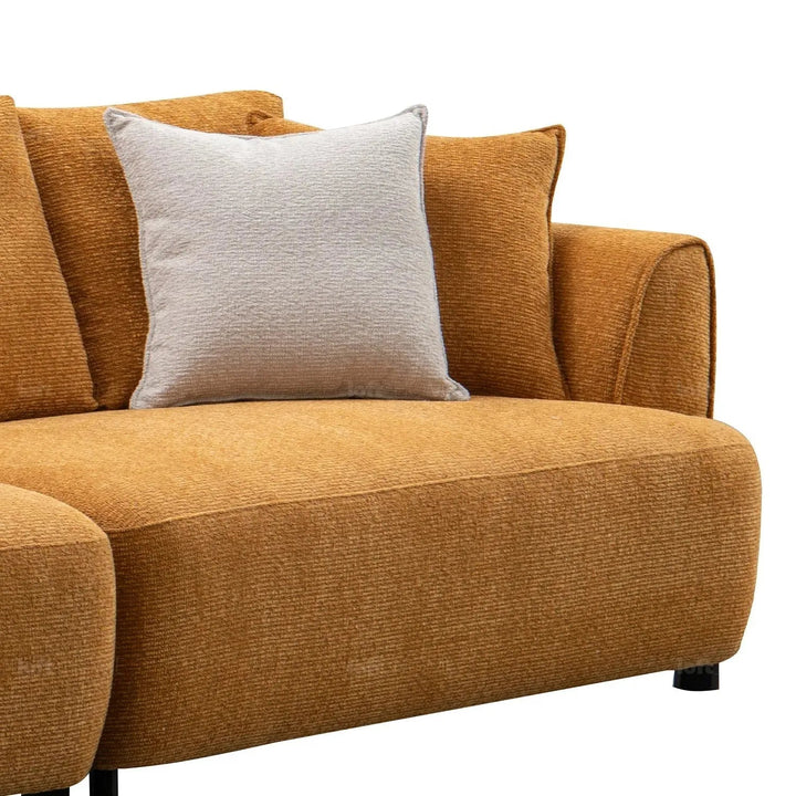 Modern Mixed Weave Fabric 4 Seater Sofa ELEGANT
