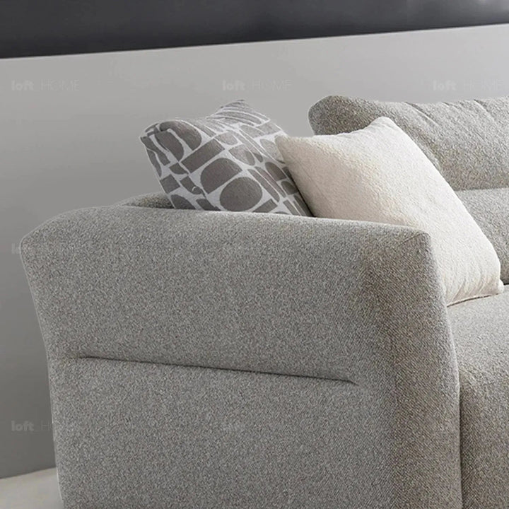 Minimalist Mixed Weave Fabric 4 Seater Sofa SANCTUARY