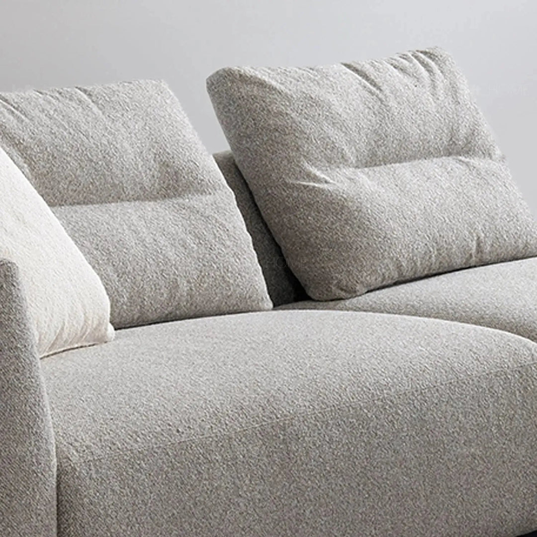 Minimalist Mixed Weave Fabric 4 Seater Sofa SANCTUARY