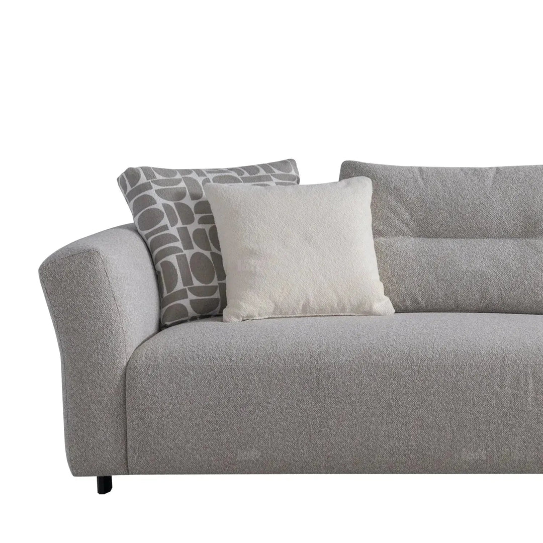 Minimalist Mixed Weave Fabric 4 Seater Sofa SANCTUARY