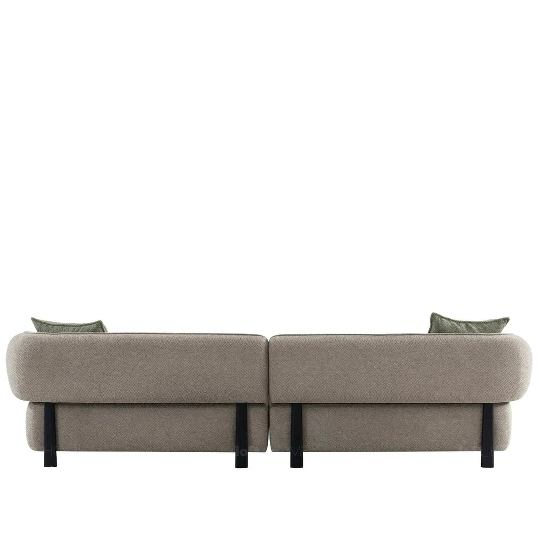 Modern Mixed Weave Fabric 4 Seater Sofa VISTA