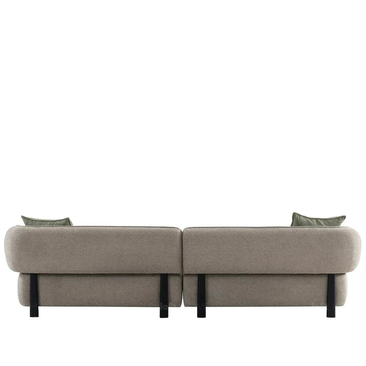 Modern Mixed Weave Fabric 4 Seater Sofa VISTA
