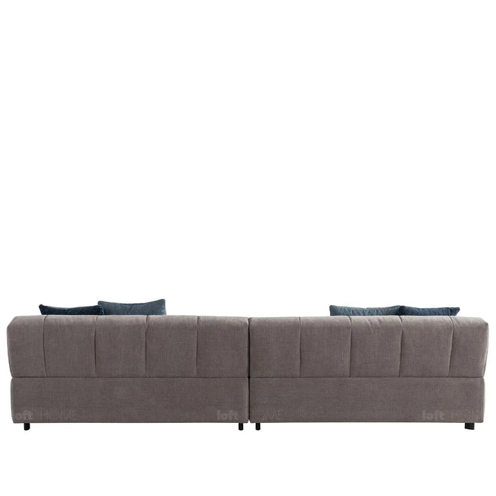 Modern mixed weave fabric 7 seater sofa luna color swatches.