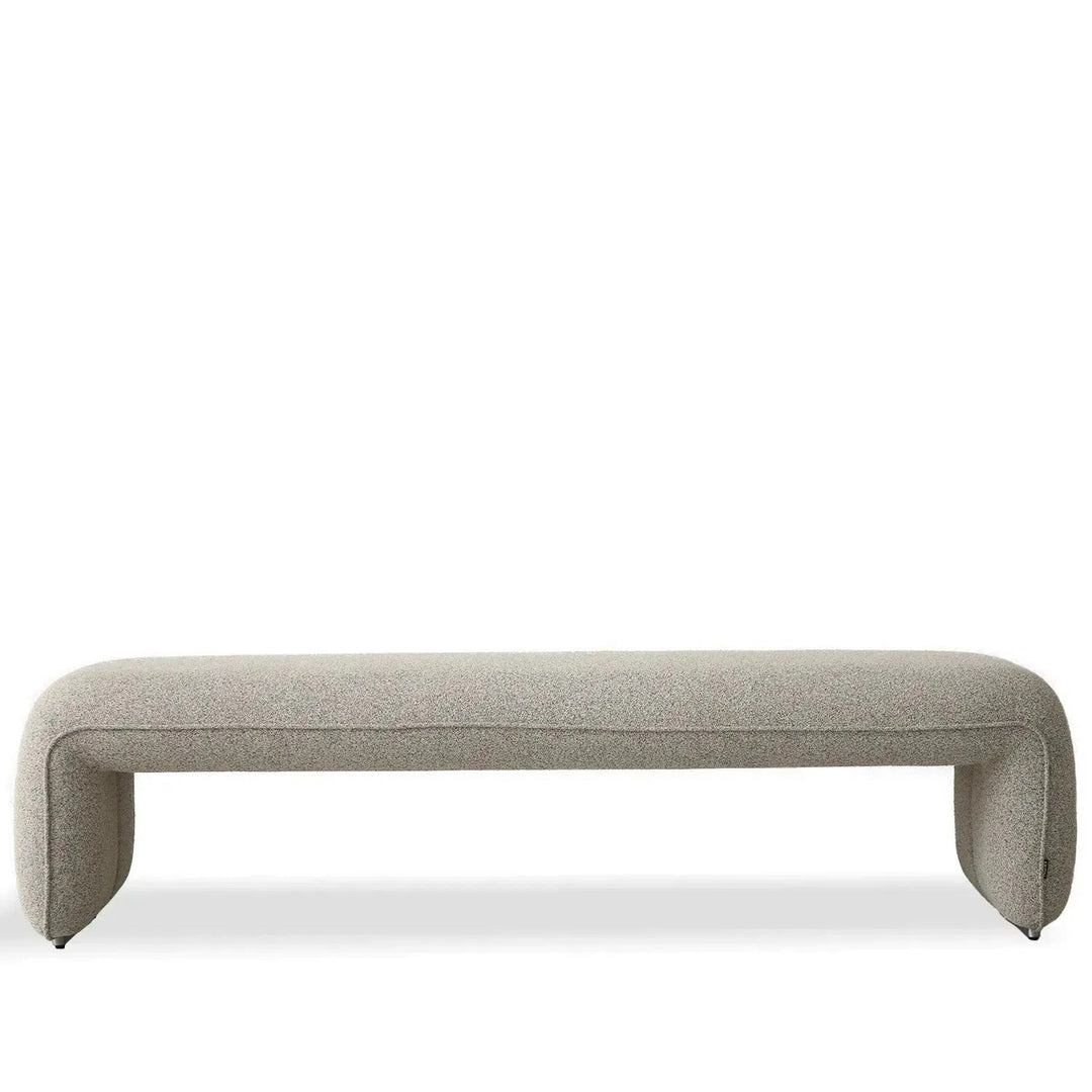 Minimalist Mixed Weave Fabric Dining Bench ELEPHANT