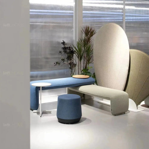Minimalist Mixed Weave Fabric Dining Bench ELEPHANT Good to Know Preview-1