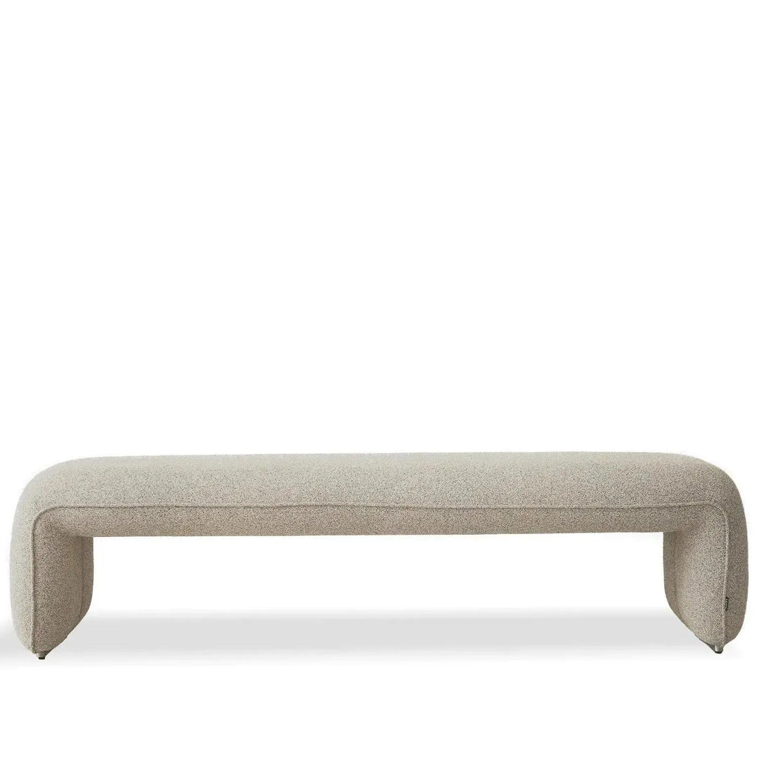 Minimalist Mixed Weave Fabric Dining Bench ELEPHANT