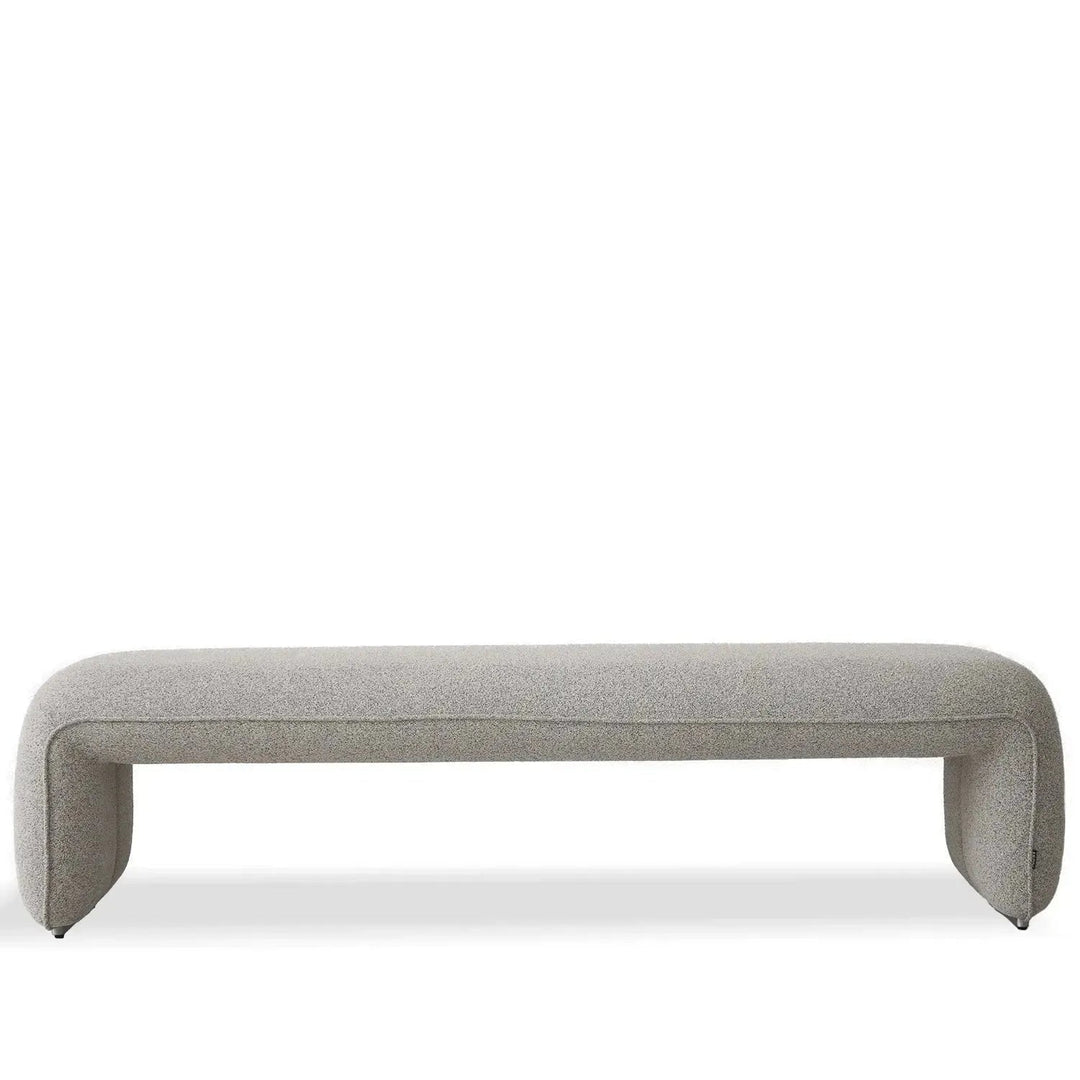 Minimalist Mixed Weave Fabric Dining Bench ELEPHANT