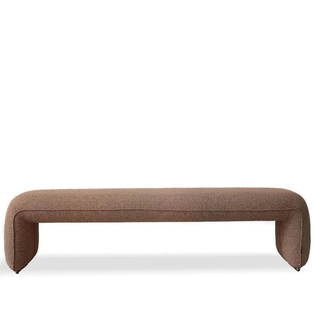 Minimalist Mixed Weave Fabric Dining Bench ELEPHANT