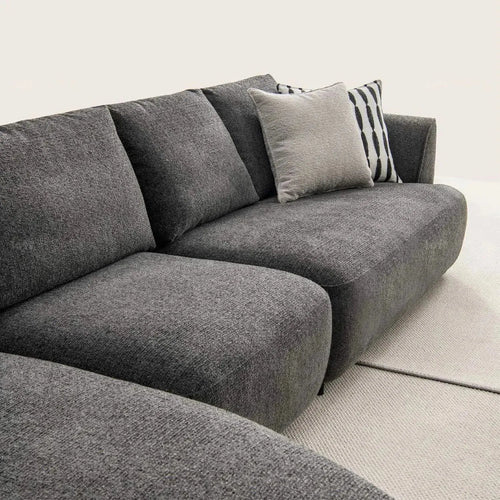 Modern Mixed Weave Fabric L Shape Sectional Sofa ASCE 4+L Good to Know Preview-1