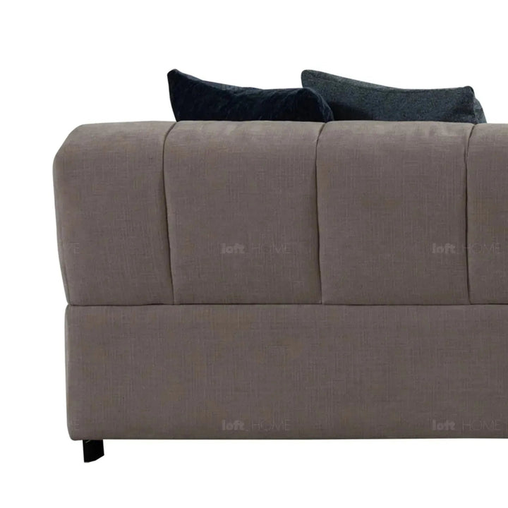 Modern Mixed Weave Fabric L Shape Sectional Sofa LUNA 3+L