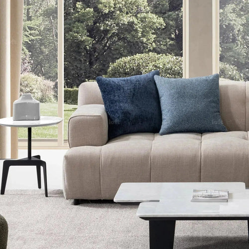 Modern Mixed Weave Fabric L Shape Sectional Sofa LUNA 3+L Good to Know Preview-1