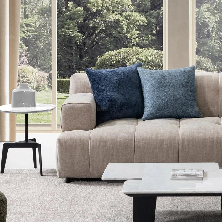 Modern Mixed Weave Fabric L Shape Sectional Sofa LUNA 3+L Good to Know Preview-1