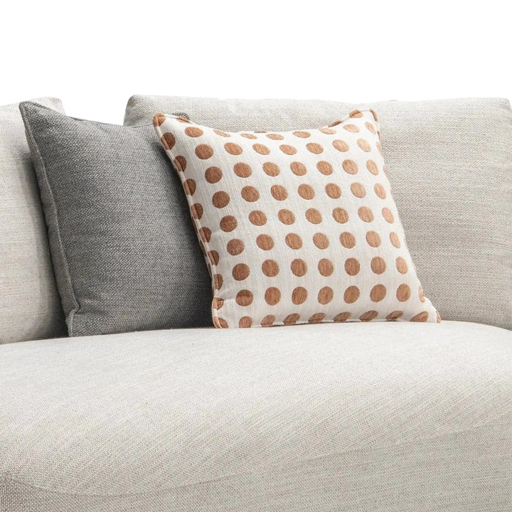 Modern Mixed Weave Fabric L Shape Sectional Sofa REFUGE 3+L