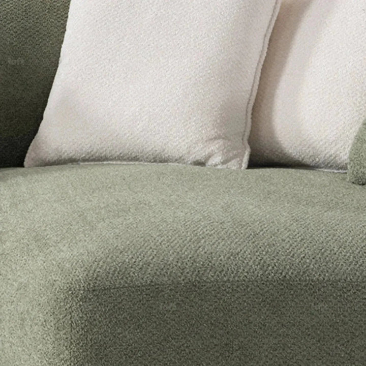 Modern Mixed Weave Fabric L Shape Sectional Sofa PLUSH 3+L