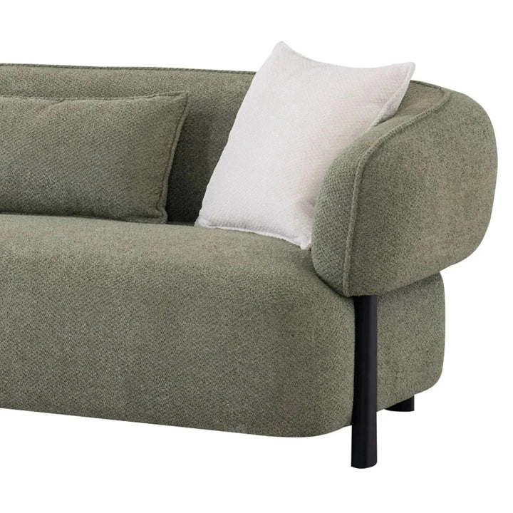 Modern Mixed Weave Fabric L Shape Sectional Sofa PLUSH 3+L