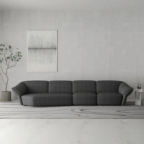 Modern Mixed Weave Fabric Modular Armless 1 Seater Sofa PETALS Good to Know Preview-1