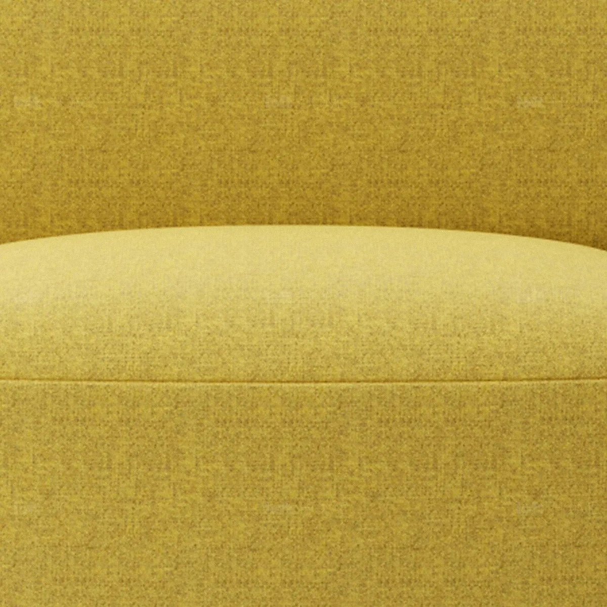 Modern mixed weave fabric modular armless 1 seater sofa petals detail 2.