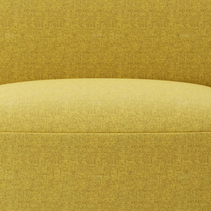 Modern mixed weave fabric modular armless 1 seater sofa petals detail 2.