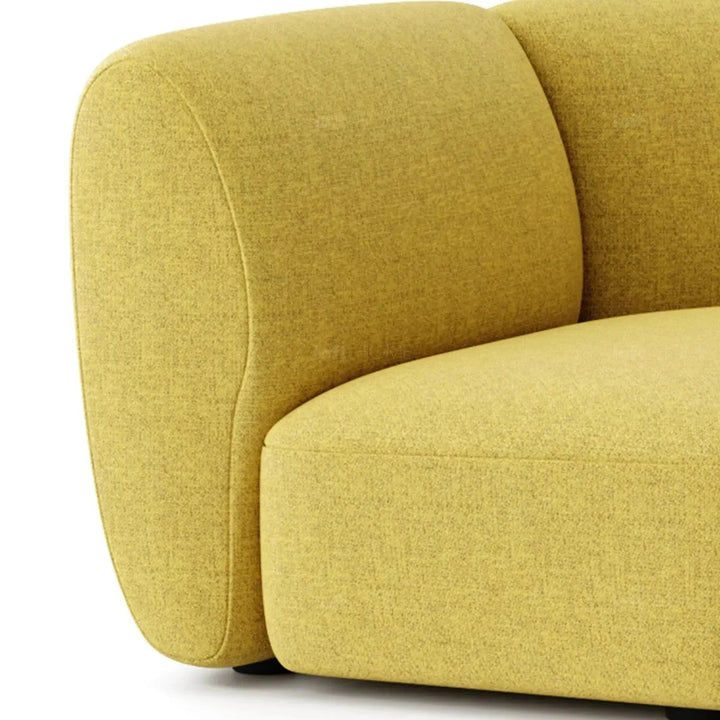 Modern Mixed Weave Fabric Modular Armless 2 Seater Sofa PETALS