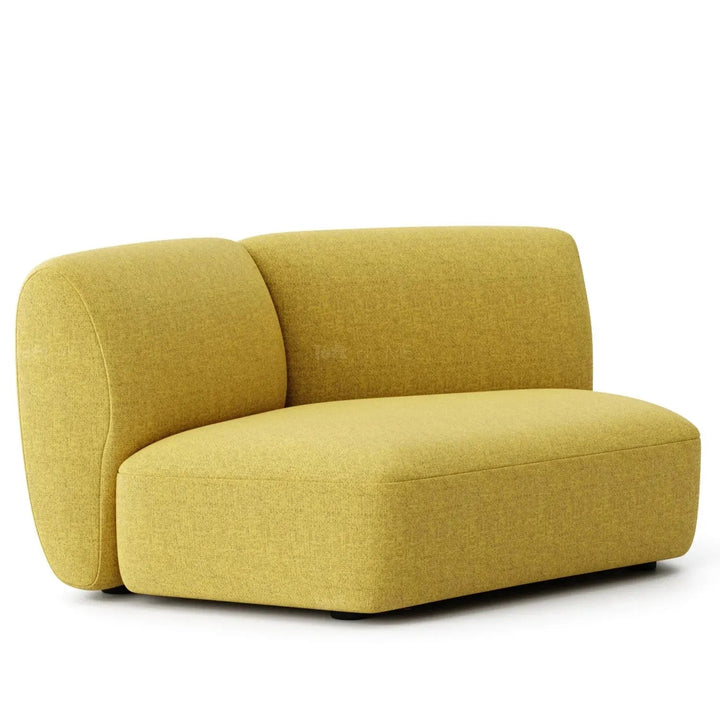 Modern Mixed Weave Fabric Modular Armless 2 Seater Sofa PETALS